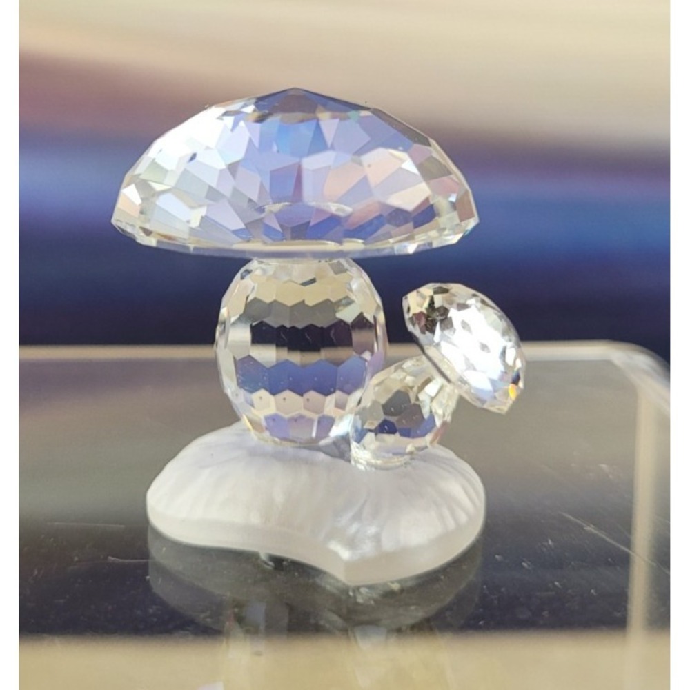 SWAROVSKI Crystal Mushrooms from Woodland Friends Collection - Vintage - Picture 6 of 6